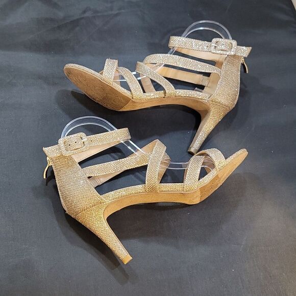 BRAND NEW MARIPE SEQUIM EMBROIDERY HIGH HEEL OPEN-TOE SANDAL - Picture 9 of 16